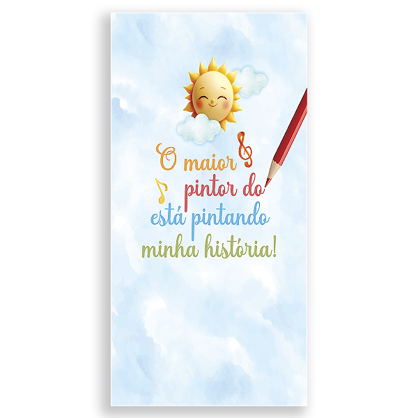 Faixa Lateral - Jesus Maior Pintor  -Vivi - Sublimado 3D