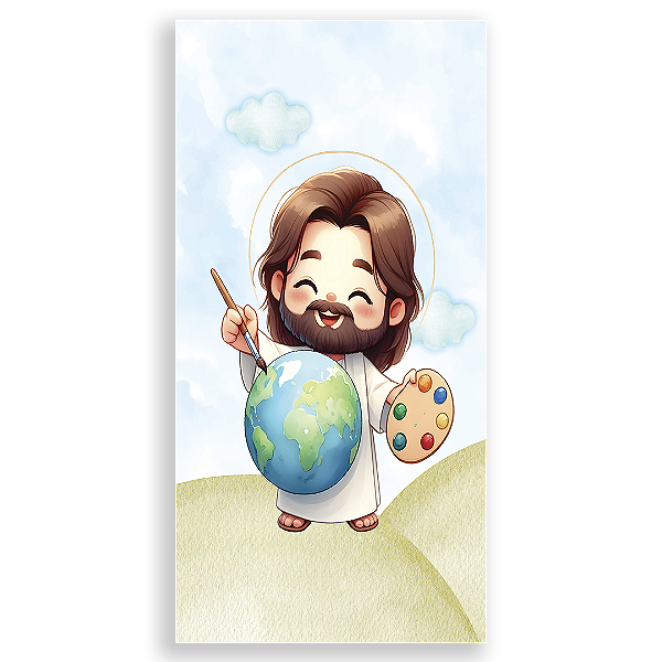 Faixa Lateral - Jesus Maior Pintor  -Vivi - Sublimado 3D