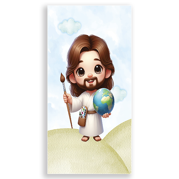 Faixa Lateral - Jesus Maior Pintor  -Vivi - Sublimado 3D