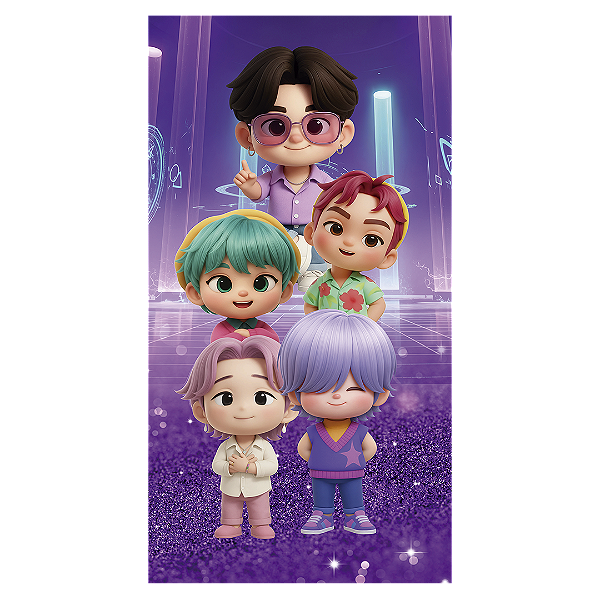 Faixa Lateral - Guerreiras Do K Pop - Sublimado 3D