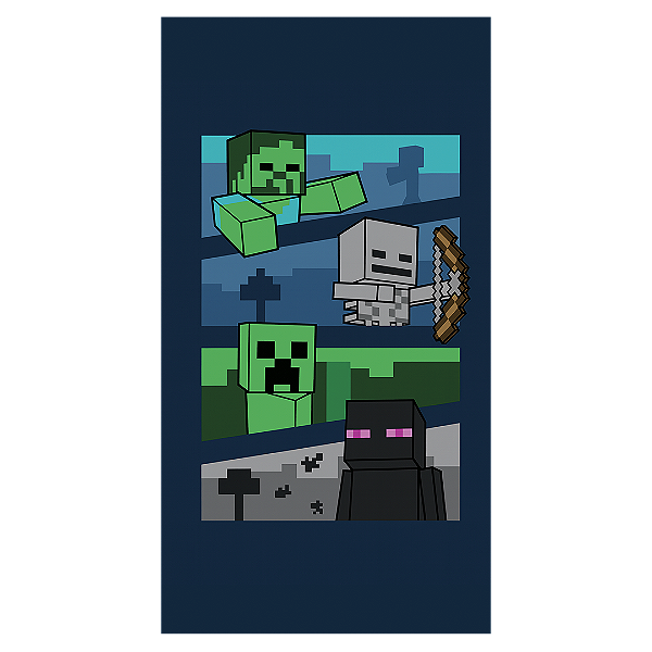 Faixa Lateral - Minecraft - Sublimado 3D