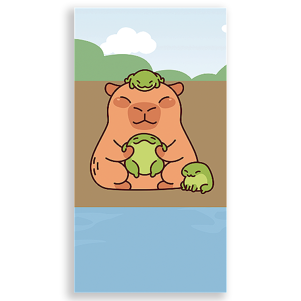 Faixa Lateral - Capivara - Sublimado 3D