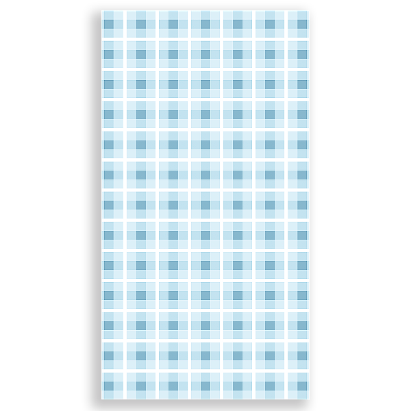 Faixa Lateral - Xadrez Azul Capivara - Sublimado 3D