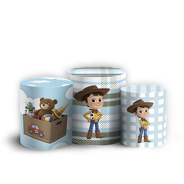 Trio Cilindro - Toy Story - Sublimado 3D
