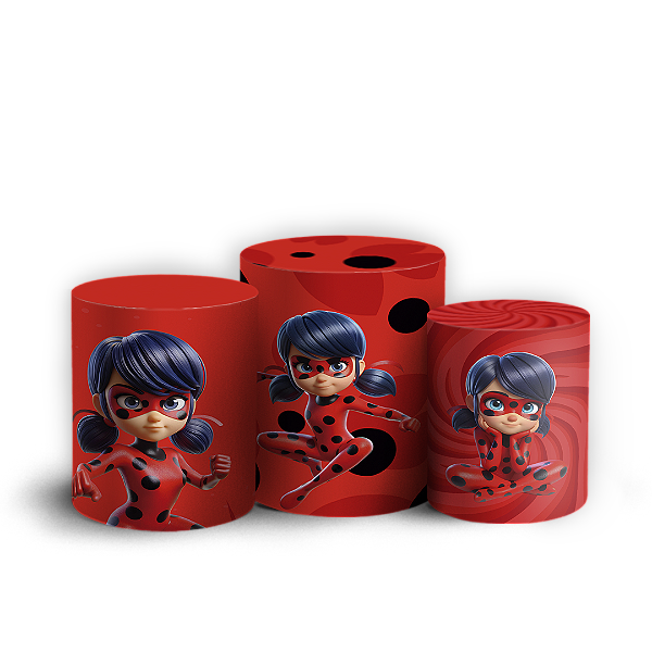 Trio Cilindro - Ladybug - Sublimado 3D