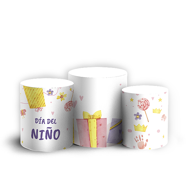 Trio Cilindro - Día del Niño ES - Sublimado 3D