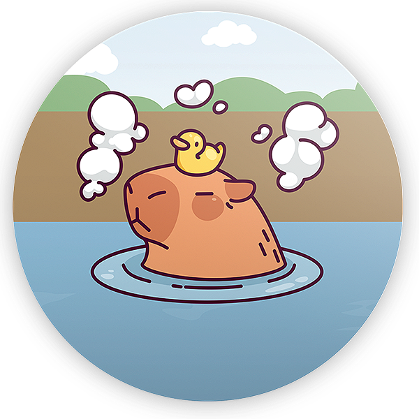 Mini Painel - Capivara - Sublimado 3D