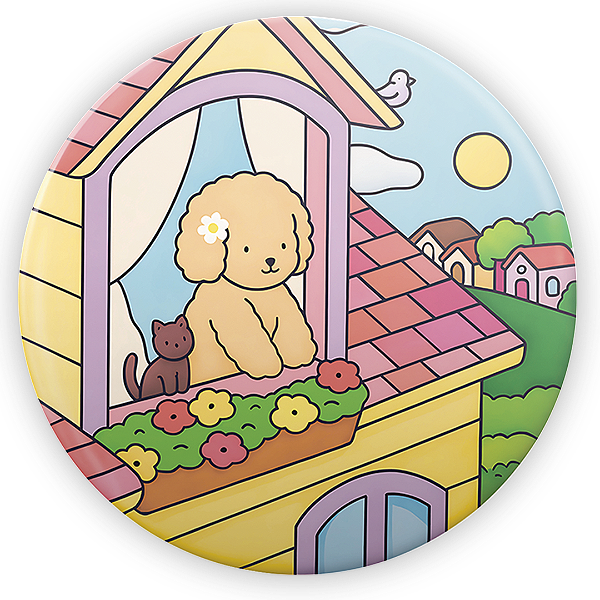 Painel Redondo - Bobbie Goods - Sublimado 3D