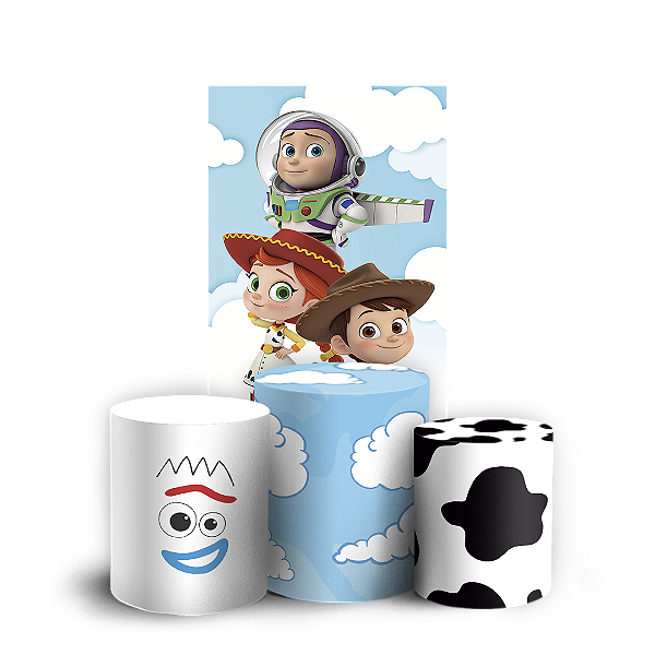 Faixa Lateral e Trio Cilindro Sublimado 3D Vest Facil - Toy Story