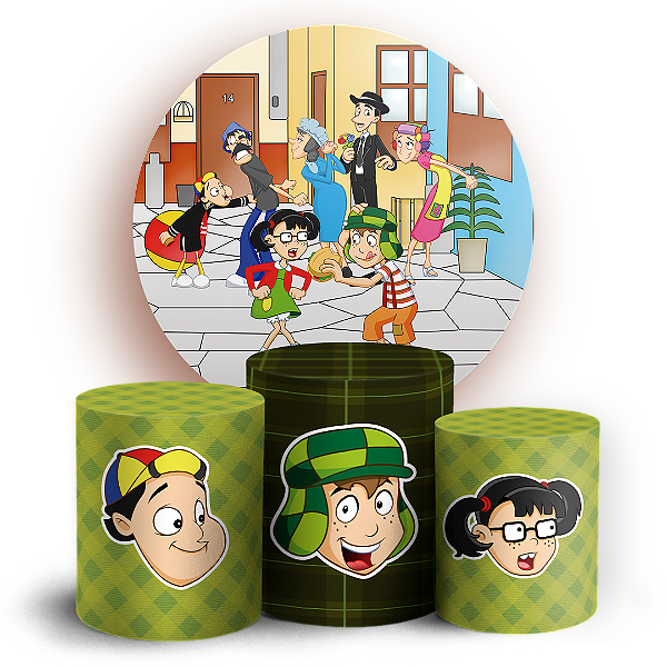 KIT Redondo e Trio - Chaves - Sublimado 3D