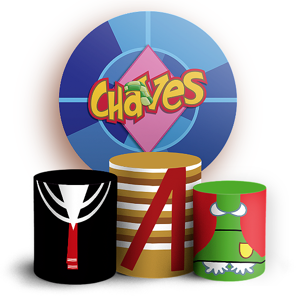 KIT Redondo e Trio - Chaves - Sublimado 3D