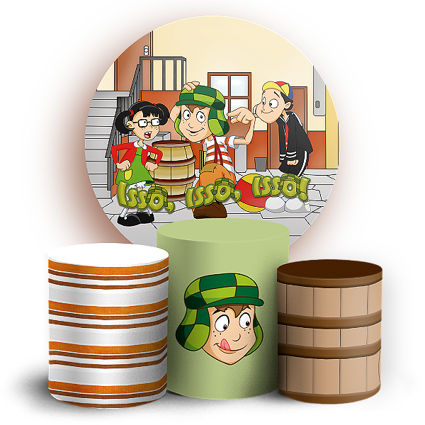 KIT Redondo e Trio - Chaves - Sublimado 3D