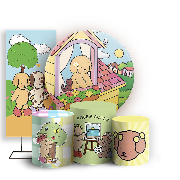 KIT Redondo Trio e Faixa - Bobbie Goods - Sublimado 3D