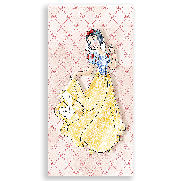 Faixa Lateral Sublimado 3D - Princesa Branca de Neve By Vivi