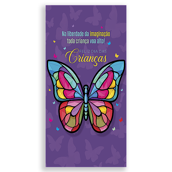 Faixa Lateral Sublimado 3D - Dia das Crianças By Vivi