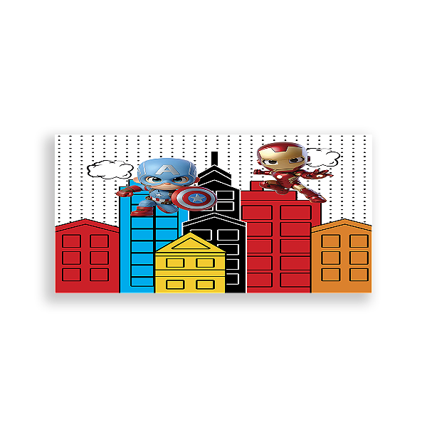 Painel Retangular Sublimado 3D - Herois