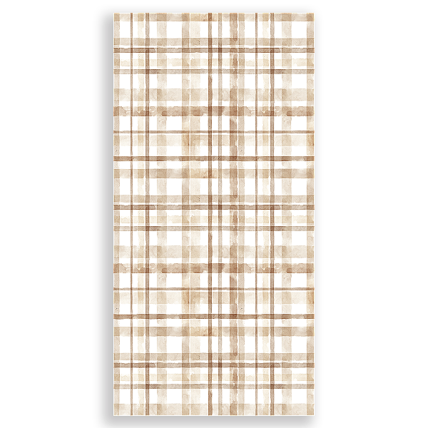 Faixa Lateral Sublimado 3D - Fundo Fazendinha Xadrez - Vivi Mide