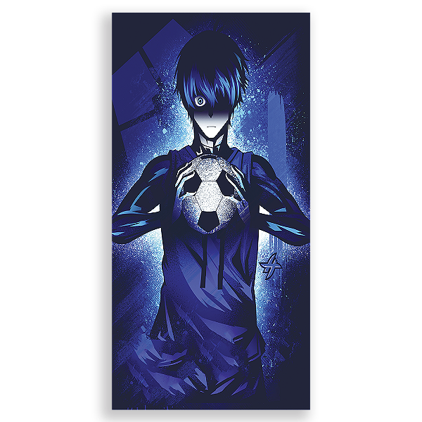 Faixa Lateral Sublimado 3D - Blue Lock - Vivi Mide