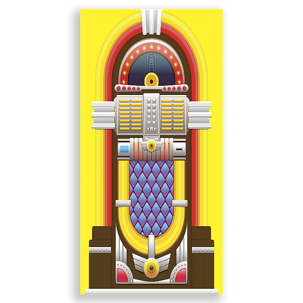 Faixa Lateral Sublimado 3D - Anos 80 - Vivi Mide