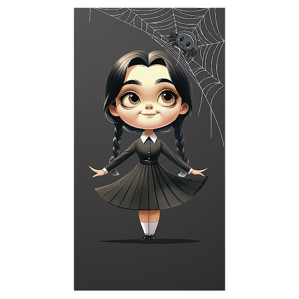 Faixa Lateral Sublimado 3D - Wandinha