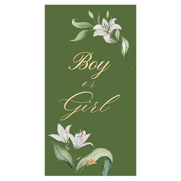 Faixa Lateral Sublimado 3D - Chá Revelação