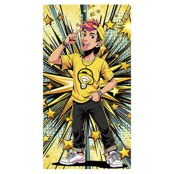 Faixa Lateral Sublimado 3D - Os Rosas