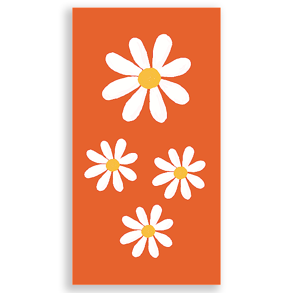 Faixa Lateral Sublimado 3D - Flor Margarida