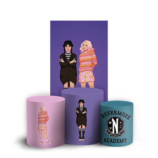 Faixa Lateral e Trio Cilindro Sublimado 3D Vest Facil - Wandinha