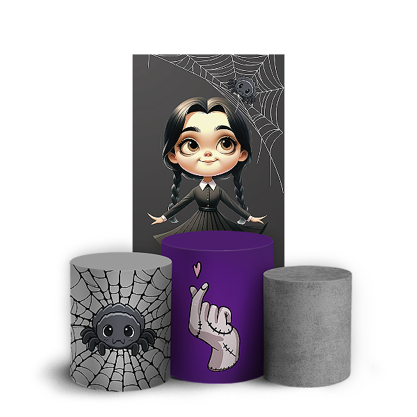 Faixa Lateral e Trio Cilindro Sublimado 3D Vest Facil - Wandinha