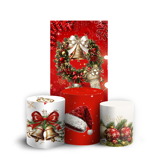 Faixa Lateral e Trio Cilindro Sublimado 3D Vest Facil - Natal