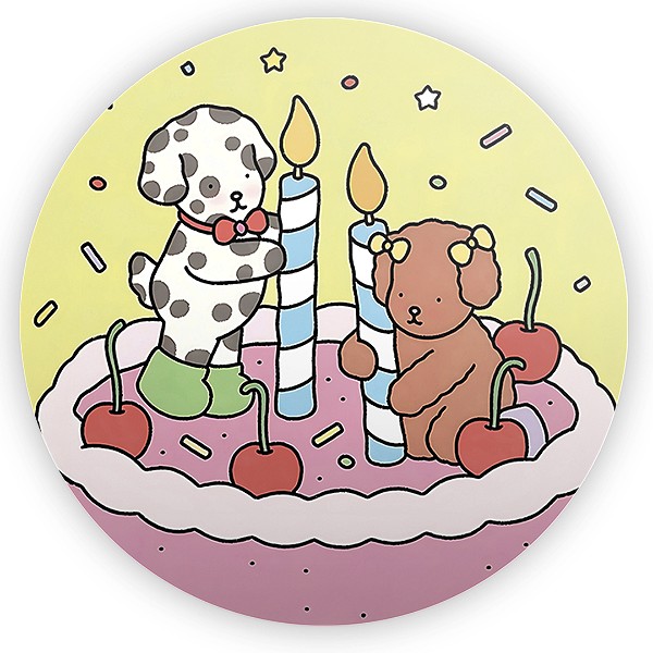 Painel Redondo Sublimado 3D - Bobbie Goods