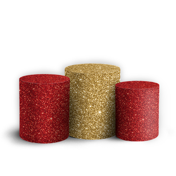 Trio Cilindro Sublimado 3D - Natal