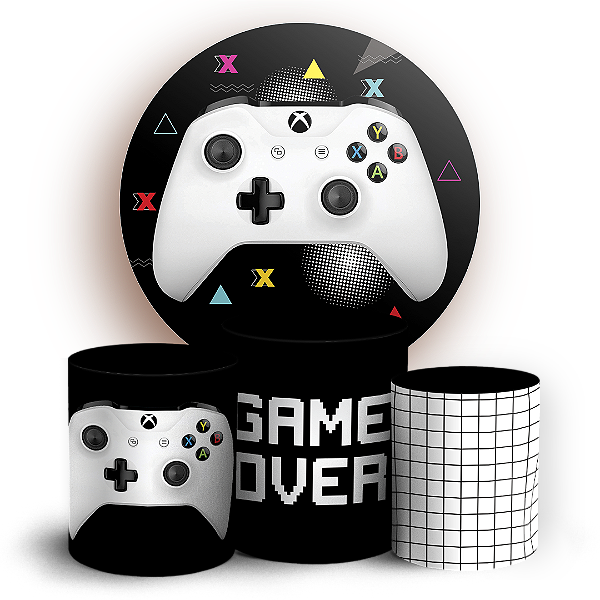 KIT Redondo e Trio Sublimado 3D - Video Game