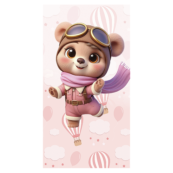 Faixa Lateral Sublimado 3D - Ursinha