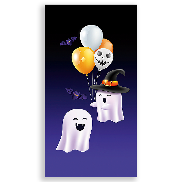 Faixa Lateral Sublimado 3D - Noche de Brujas ES