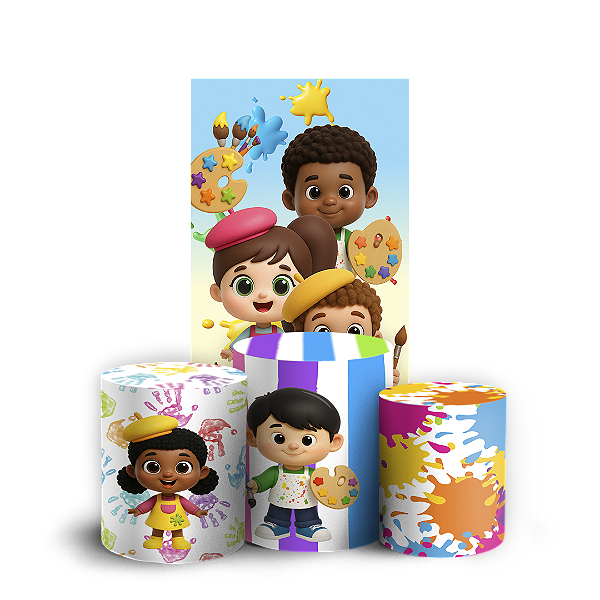 Faixa Lateral e Trio Cilindro Sublimado 3D Vest Facil - Pintando O 7