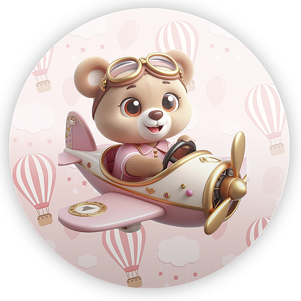 Mini Painel Sublimado 3D - Ursinha