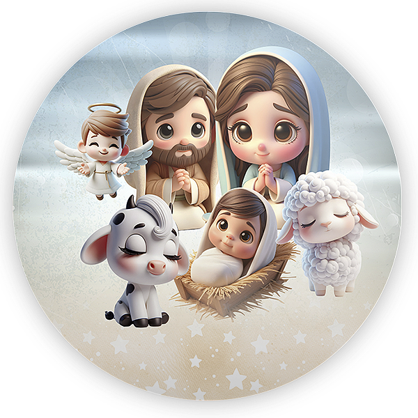 Mini Painel Sublimado 3D - Natal