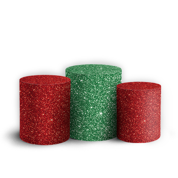 Trio Cilindro Sublimado 3D - Natal