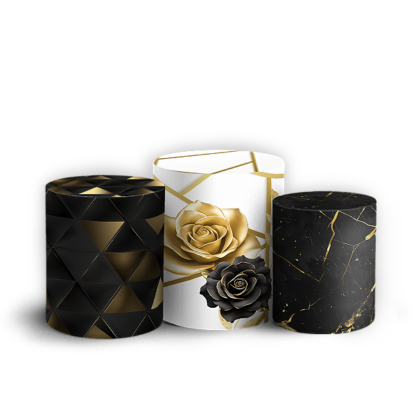 Trio Cilindro Sublimado 3D - 15 Anos