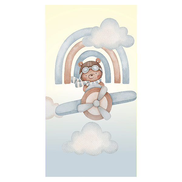 Faixa Lateral Sublimado 3D - Urso