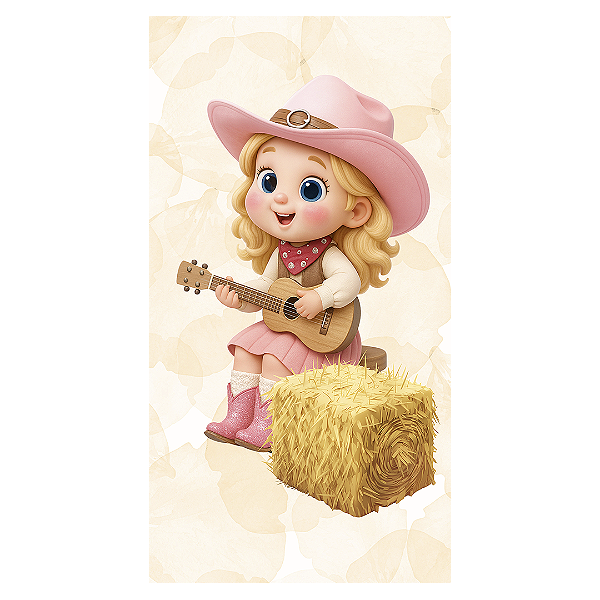 Faixa Lateral Sublimado 3D - Fazendinha