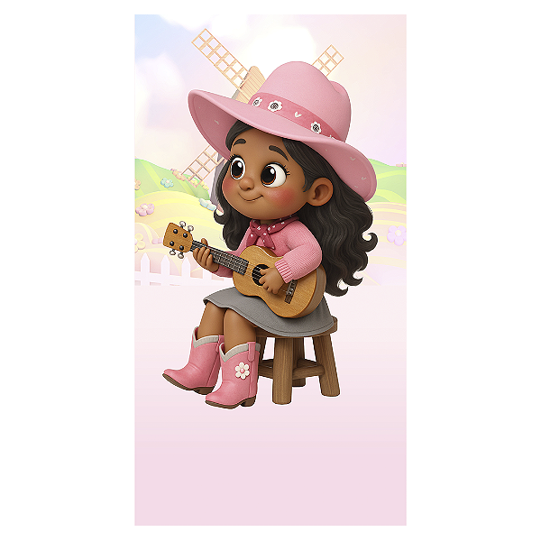 Faixa Lateral Sublimado 3D - Fazendinha