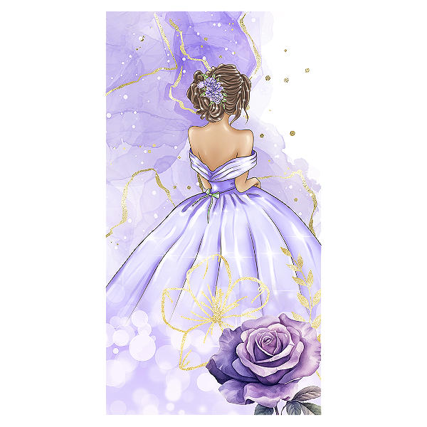 Faixa Lateral Sublimado 3D - 15 Anos