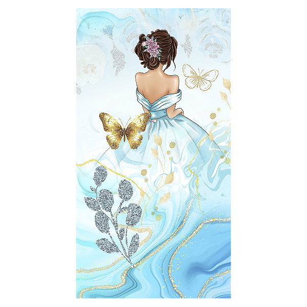 Faixa Lateral Sublimado 3D - 15 Anos