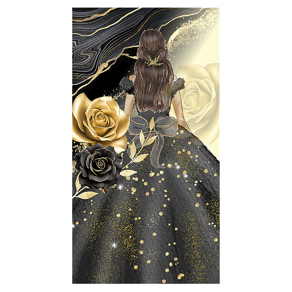 Faixa Lateral Sublimado 3D - 15 Anos