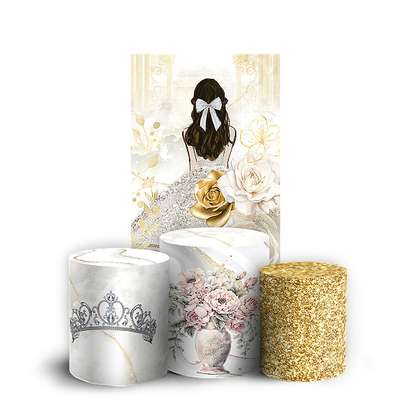 Faixa Lateral e Trio Cilindro Sublimado 3D Vest Facil - 15 Anos