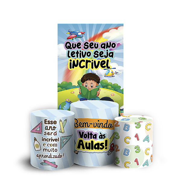 Faixa Lateral e Trio Cilindro Sublimado 3D Vest Facil - ABC