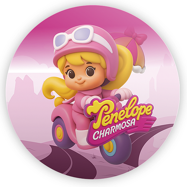 Painel Redondo Sublimado 3D - Penélope