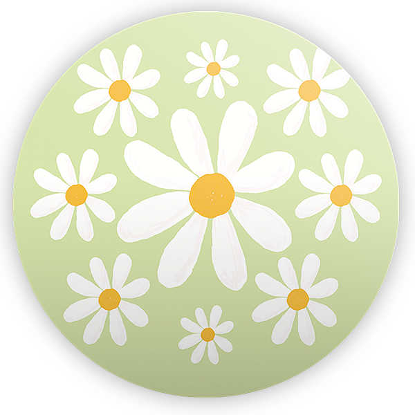 Mini Painel Sublimado 3D - Flor Margarida